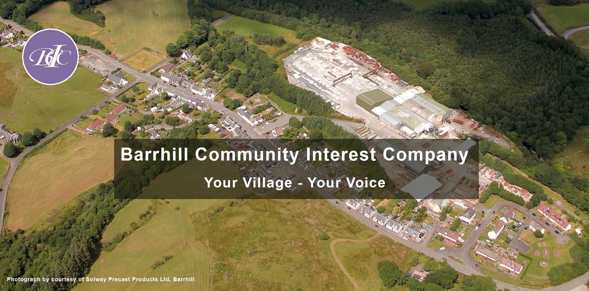 Aerial view of Barrhill